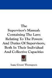 The Supervisor's Manual