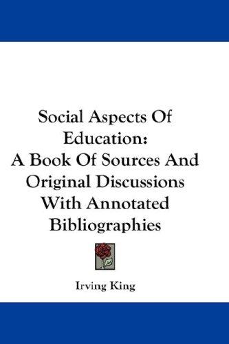 Social aspects of education