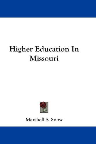 Higher Education In Missouri