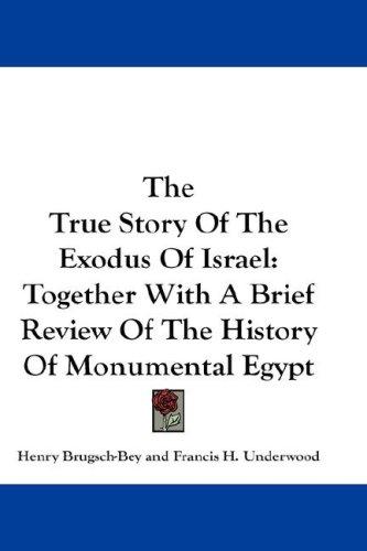 The True Story Of The Exodus Of Israel