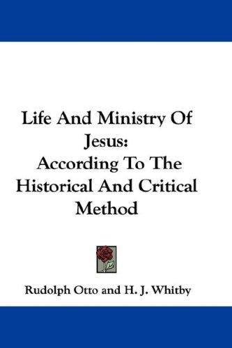 Life And Ministry Of Jesus