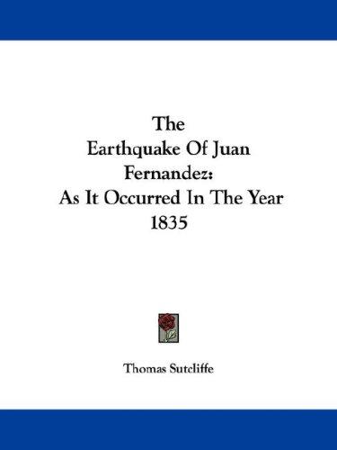 The earthquake of Juan Fernandez