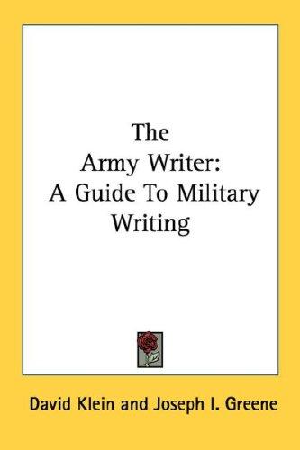 The Army Writer