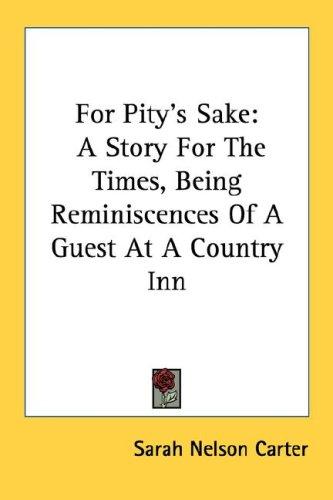 For Pity's Sake