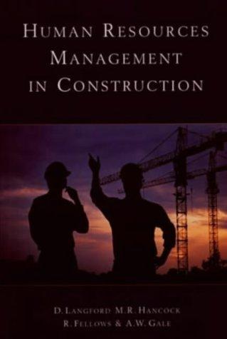 Human Resources Management in Construction (Chartered Institute of Building)