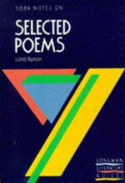 Byron, "Selected Poems"