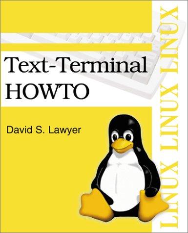 Text-Terminal Howto