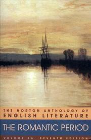 The Norton Anthology of English Literature --Seventh Edition -- Volume 2A