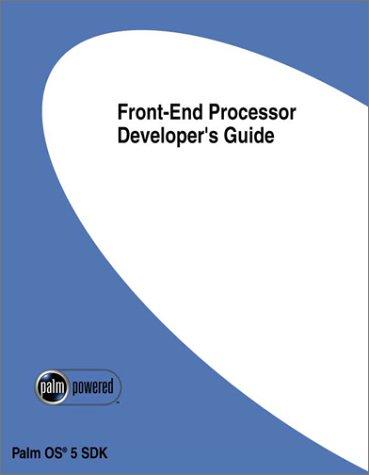 Front End Processor (FEP) Developer's Guide