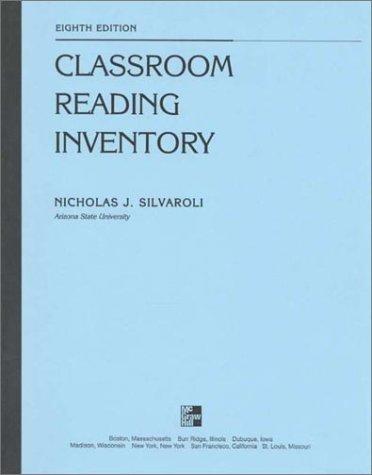Classroom Reading Inventory, Form C