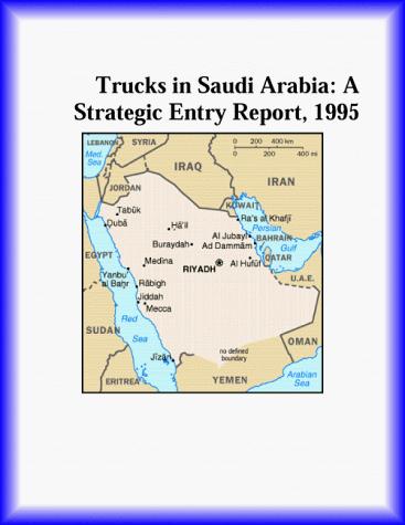 Trucks in Saudi Arabia