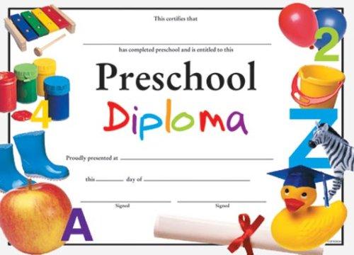 Preschool Diploma Fit-in-a-Frame Award (Award Certificates)