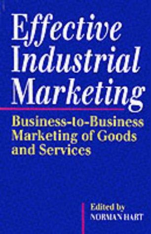 Effective Industrial Marketing