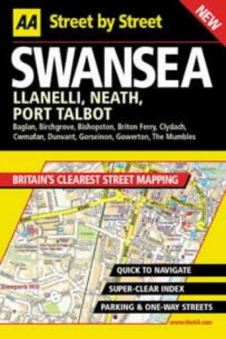 Aa Street by Street Swansea  Midi