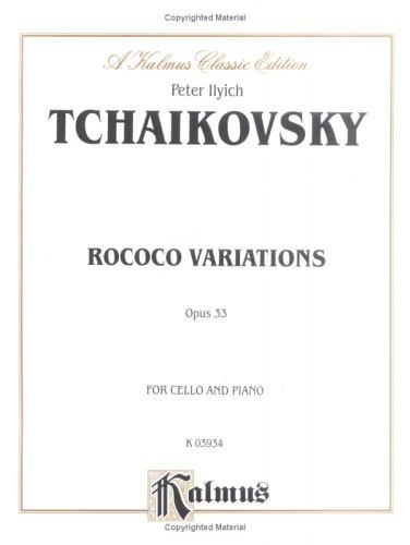Rococo Variations, Op. 33, Kalmus Edition