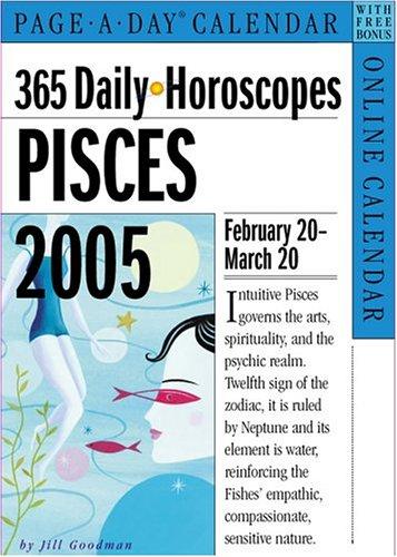 Pisces Page-A-Day Daily Planets Horoscopes Calendar 2005