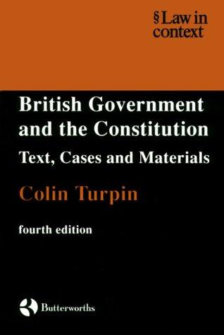 British government and the constitution