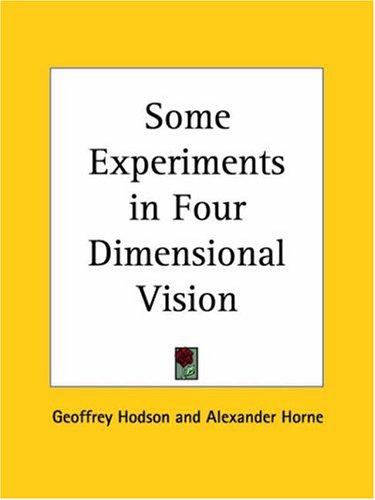 Some experiments in four-dimensional vision