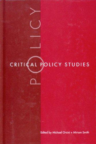Critical policy studies