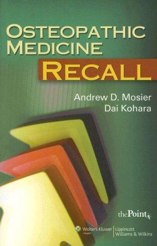 Osteopathic medicine recall