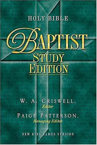 Holy Bible - Baptist Study Edition