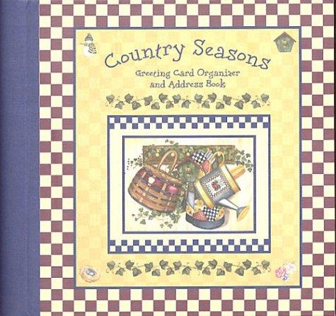 Country Season Deluxe Greeting Card Organizer and Address Book