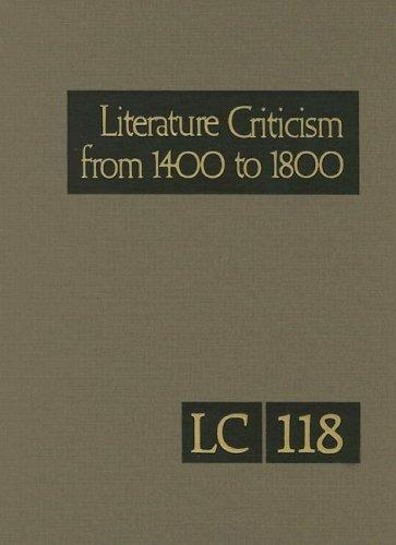 Literature criticism from 1400 to 1800