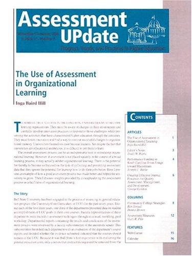 Assessment Update, No. 6, 1999  (J-B AU Single Issue                                                        Assessment Update)