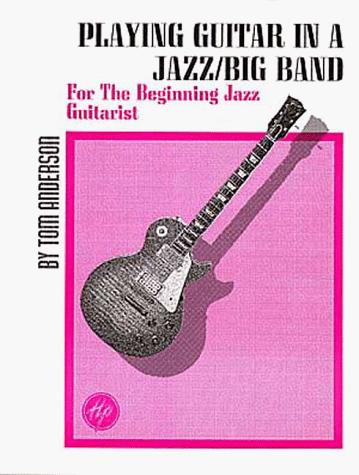 Playing guitar in a jazz-big band