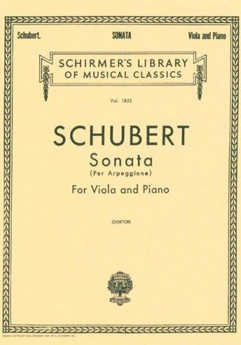 Sonata per Arpeggione - For Viola and Piano