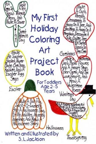 My First Holiday Coloring Art Project Book