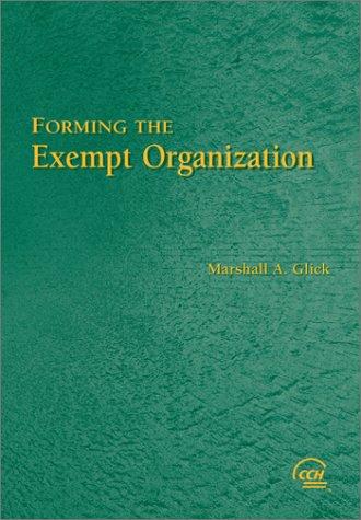 Forming the Exempt Organization