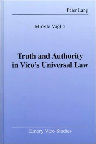 Truth and Authority in Vico's Universal Law