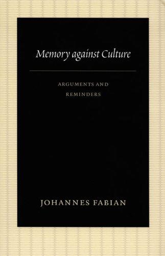 Memory against Culture