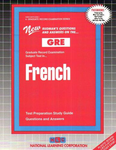 GRE French (Graduate Record Examination Series) (Graduate Record Examination Series, Gre