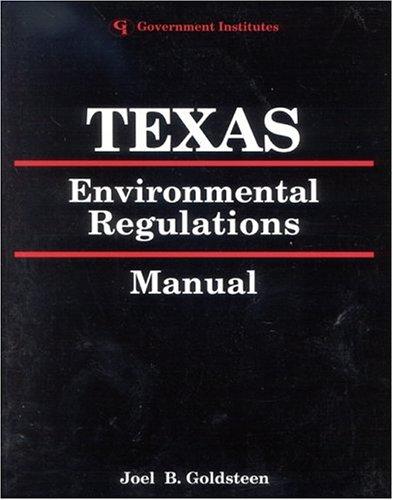 Texas Environmental Regulations Manual