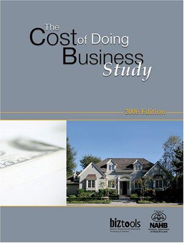The Cost of Doing Business Study