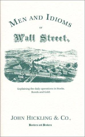 Men & Idioms of Wall Street