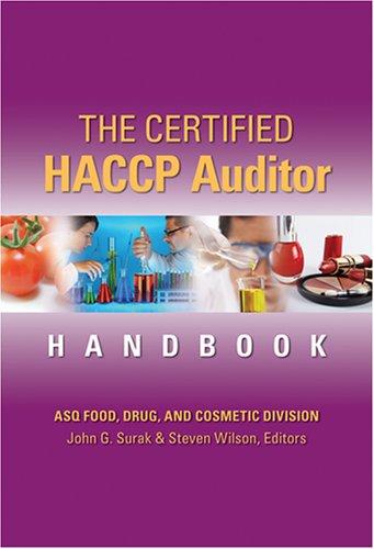 The certified HACCP auditor handbook