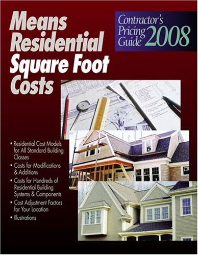 Residential Square Foot Costs 2008