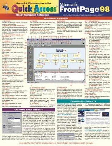 Rea's Quick Access Front Page 98 (Quick Access Computer Reference Charts)