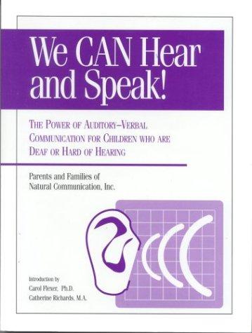 We CAN hear and speak!
