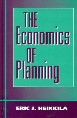 The Economics of Planning