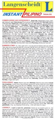 Instant Language Phrase Cards Philipino