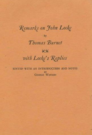 Remarks on John Locke