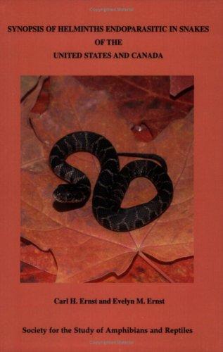 Synopsis of Helminths Endoparasitic in Snakes of the United States And Canada