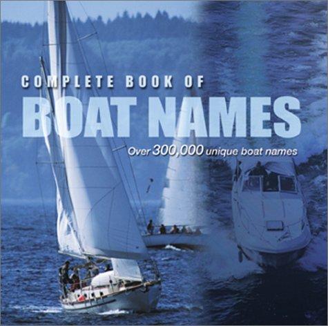 Complete Book of Boat Names