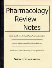Pharmacology Review Notes