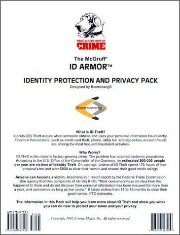 The McGruff ID Armor Identity Protection and Privacy Pack