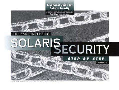 Solaris Security Step by Step
